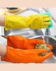 Kuchnia Dishe rękawice do mycia do czyszczenia domu wody dowód gumowe rękawice do mycia z długim rękawem rękawice silikonowe nar