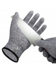 1 para Anti-cut rękawice odporne na uderzenia odporne na uderzenia drut ze stali nierdzewnej metalowe kuchenne Butcher odporne n