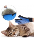 Do pielęgnacji zwierząt domowych rękawica do pielęgnacji dla kotów do usuwania włosów rękawice z jednym palcem Deshedding szczot