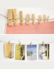 50 sztuk DIY Mini drewniane klipsy Handmade Craft dekoracyjne zdjęcie klipy klip Clothespin Craft dekoracje kołki do domu biuro 