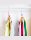 Hoomall 5 koła z tworzywa sztucznego suszenia pranie wieszak na ubrania organizator wielowarstwowe wiatroszczelna uchwyt klamra 