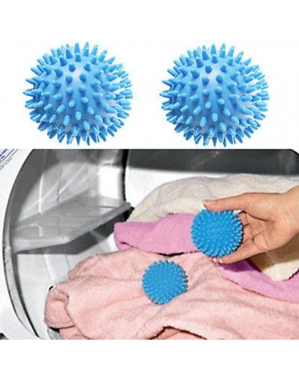Niebieski suszarka plastiku kulki wielokrotnego użytku łazienka narzędzie do czyszczenia do prania suszenia zmiękczacz tkanin pi