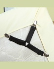 4 sztuk/partia regulowany elastyczny łóżko arkusz klip pokrycie materaca koc uchwyt antypoślizgowy zaczep na pasek home living k