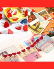 20 sztuk śliczne Kawaii miłość serca drewniane spinacze do papieru papier fotograficzny kołek Pin Clothespin Craft pocztówka kli