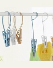 12 sztuk mieszane kolor plastikowe kołki na ubrania do przechowywania klipy przenośne domu wieszaki na ubrania wieszak suszenia 