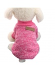 Klasyczne ubrania dla psów ciepłe Puppy strój Pet kurtka płaszcz zimowe ubrania dla psów miękki sweter odzież dla małe pieski ch