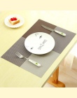 Nowa moda Pvc podkładka na stół w stylu europejskim narzędzie kuchenne stołowe Pad Coaster kawy i herbaty miejsce maty