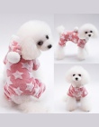 Urocze ubranka dla psa kombinezon ciepłe zimowe Puppy ubranie dla kota kostium odzież dla zwierząt strój dla małych średnich psó