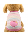 12 kolory Cartoon kamizelka dla szczeniaka odzież ciepłe ubrania dla psów Chihuahua buldog francuski zimowy płaszcz dla psa dla 