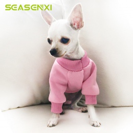 Ciepłe ubrania dla psów kurtka zimowa dla zwierząt domowych dla małe pieski chihuahua/Yorkie/buldog francuski odzież bluzy z kap