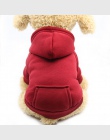 Pies bluzy z kapturem ubrania dla zwierząt domowych dla psów płaszcz kurtki bawełniane ubrania dla psów Puppy Pet kombinezony dl