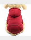 Pies bluzy z kapturem ubrania dla zwierząt domowych dla psów płaszcz kurtki bawełniane ubrania dla psów Puppy Pet kombinezony dl