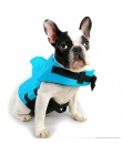 Pies kamizelka ratunkowa lato Shark ratunkowa bezpieczeństwa dla psów ubrania dla psów stroje kąpielowe zwierzęta bezpieczeństwo