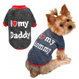 Ubrania dla psów dla małych psów Puppy kot odzież Chihuahua mops ubrania słodkie piękne kostium dla zwierząt T Shirt kamizelka n