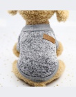 Pies ubrania dla małych psów jersey kot sweter odzież dla zwierząt domowych kotów Chihuahua ciepłe psy koszulka jesień i zima sw