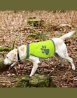 Kamizelka odblaskowa ubrania o wysokiej widoczności małych i dużych psów kamizelki bezpieczeństwa szelki dla odkryty piesze wyci
