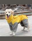Zwierzęta domowe są duży pies płaszcz przeciwdeszczowy wodoodporne ubrania dla małych i dużych psów kombinezon płaszcz przeciwde
