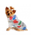 Płaszcz przeciwdeszczowy dla psów, odporne na słońce, odzież letnia ochrona przed słońcem bluza z kapturem małe ubrania dla psa 