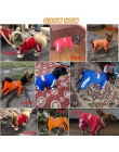 Pawstrip 4 kolory pies płaszcz z kapturem odzież sportowa stroje dla zwierząt domowych Puppy kombinezon mały pies ubranka dla ch