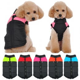 Ubrania dla psów dla małych średnich dużych psów mops buldog francuski zima Pet Puppy Chihuahua płaszcz kurtka wodoodporna Roupa