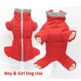 Chwalebne KEK ubrania dla psów zima wodoodporne ciepłe psa w dół kurtka odblaskowa chłopiec/dziewczyna pies ubrania kombinezon d