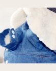Luksusowe zimowe kurtka dla psa Puppy Dog odzież stroje dla zwierząt domowych dla psów Denim płaszcz jeansy kostium Chihuahua pu