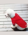 Zimowe ubrania dla psów ciepłe kurtki dla zwierząt domowych płaszcz buldog francuski Chihuahua odzież Puppy kot bluzy z kapturem