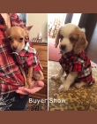 2018 nowa wiosna moda dla zwierząt Puppy kamizelki dla psów Plaid Stripe dla zwierząt domowych T bawełniana koszula kot siatki k