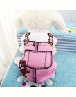 Letnie ubranie dla psa ubrania dla psów Puppy pies kot kamizelka koszula dla zwierząt domowych płaszcz śliczne bawełniane Chihua