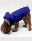 Dla zwierząt małych psów płaszcz przeciwdeszczowy wodoodporny płaszcz ubrania dla dużych psów na zewnątrz płaszcz kurtka przeciw