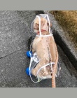 HOOPET zwierzęta płaszcz przeciwdeszczowy płaszcz przeciwdeszczowy dla psów ubrania dla zwierząt przeźroczysty płaszcz przeciwde