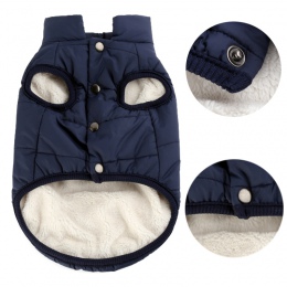 Dla zwierząt domowych kamizelka odzież jesień zima wiatroszczelna ubrania dla psów ciepły płaszcz dla małych i dużych psów buldo