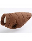 Dla zwierząt domowych kamizelka odzież jesień zima wiatroszczelna ubrania dla psów ciepły płaszcz dla małych i dużych psów buldo