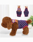 Kropki zmywalne kobiece szorty dla psa figi figi bielizna majtki dla psa z dużym pieluchy sanitarne spodnie fizjologiczne XXS-XL