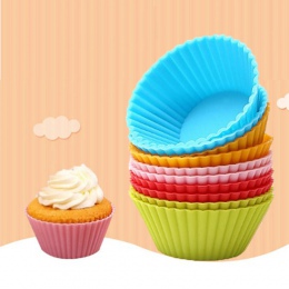12 sztuk Muffin formy silikonowe czy pieczenia ciastko Cupcake statki formy czy pieczenia ciasto dekorowanie narzędzia dost