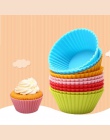 12 sztuk Muffin formy silikonowe czy pieczenia ciastko Cupcake statki formy czy pieczenia ciasto dekorowanie narzędzia dost