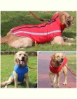 XL-6XL odblaskowe pies płaszcz kurtki zimowe wodoodporna odzież dla zwierząt ciepła kamizelka dla psa ubrania dla średnich i duż