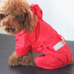 Pet Cat Dog płaszcz przeciwdeszczowy z kapturem odblaskowe Puppy małe płaszcz przeciwdeszczowy dla psa wodoodporna kurtka dla ps