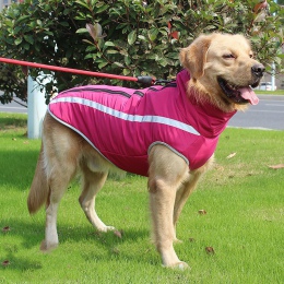 Wodoodporne ciepłe duży pies kurtka zimowa koszulka z miękkiego polaru duży pies płaszcz zagęścić bawełniane ubrania dla zwierzą