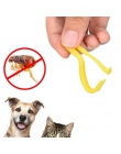 2 PCS Pet Flea narzędzie do usuwania zarysowania Hook Remover zwierzęta kot pies uwodzenie dostaw wszy Tick Twister Remover klip