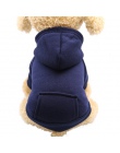Pawstrip XS-2XL bluza z kapturem dla psa płaszcz miękki polar ciepłe strój dla szczeniaczka pies bluzy zimowe ubrania dla psów d