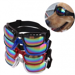 Nowe fajne okulary przeciwsłoneczne dla psów wiatroszczelna odporne na zerwanie zwierzęta domowe są gogle okulary gogle ochronne