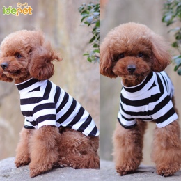 Ubrania dla psów prążki koszule dla psów dla małych średnich psów jesień odzież dla zwierząt domowych dla yorki Chihuahua ubrani