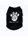 Pawstrip letnie ubrania dla psów koszulka dla szczeniaka dla psów Teddy Yorkie buldog pies koszula mały pies kamizelka koszulka 