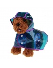 Moda płaszcz przeciwdeszczowy dla zwierząt domowych płaszcz przeciwdeszczowy dla psów ubrania dla zwierząt przeźroczysty płaszcz