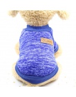 15 kolor pies sweter z dzianiny ciepłe kamizelka zimowa dla psa klasyczna moda sweter dla zwierząt domowych dla małych psów pupp