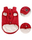 Dla zwierząt domowych kamizelka odzież jesień zima wiatroszczelna ciepłe ubrania dla psów płaszcz dla małych średnich dużych psó