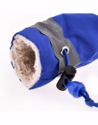 4 sztuk wodoodporne buty dla psów odblaskowe antypoślizgowe kalosze regulowane zimowe ciepłe skarpety Sneaker Paw Protector dla 