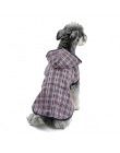 Odzież dla zwierząt ubrania dla psów płaszcz przeciwdeszczowy dla psów Pet kurtka odblaskowa deszcz zwierzę wodoodporny płaszcz 