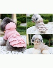Różne luksusowe zimowy płaszcz dla psa ciepły księżniczka Pet pies elegancki płaszcz zwierzęta domowe są kombinezony zimowe ubra